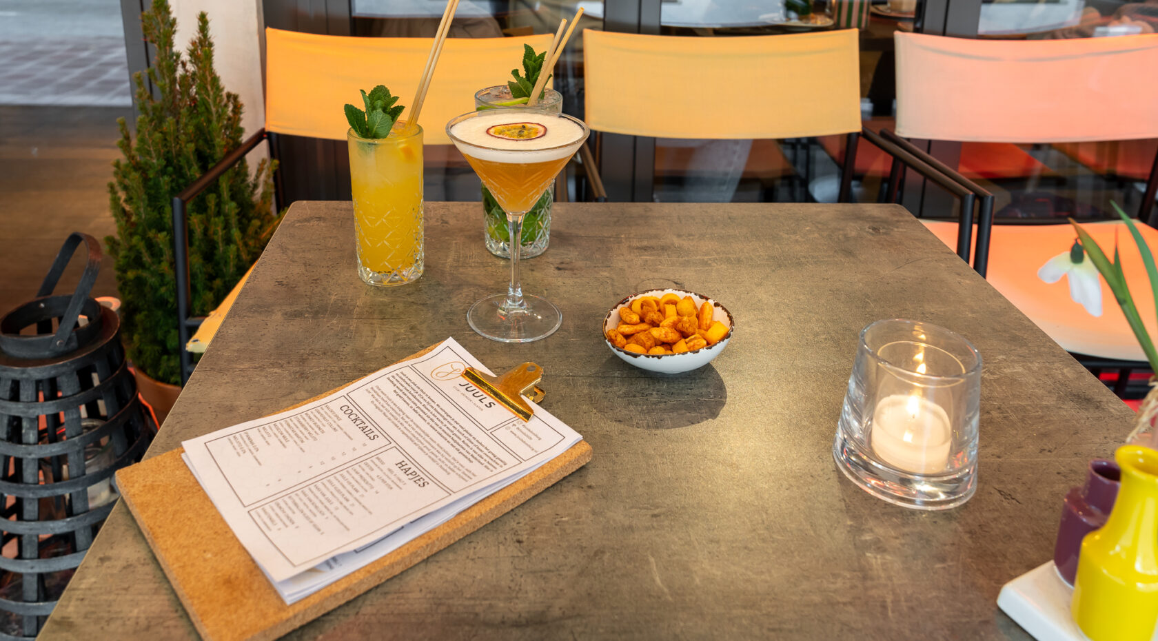 Cocktails bij Juuls - restaurant Domburg